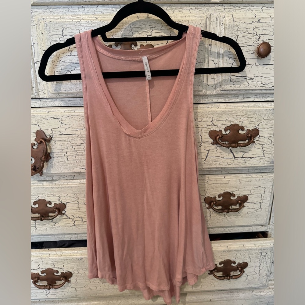 Pink Z Supply tank, size XS
